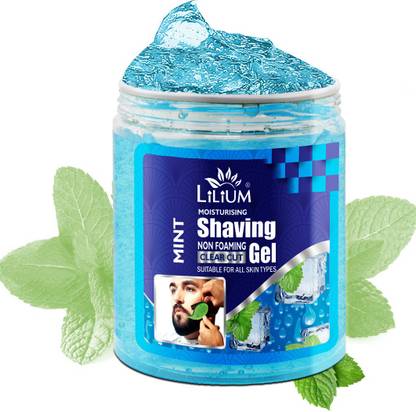 LILIUM Moisturising Non Foaming Mint Shaving Gel