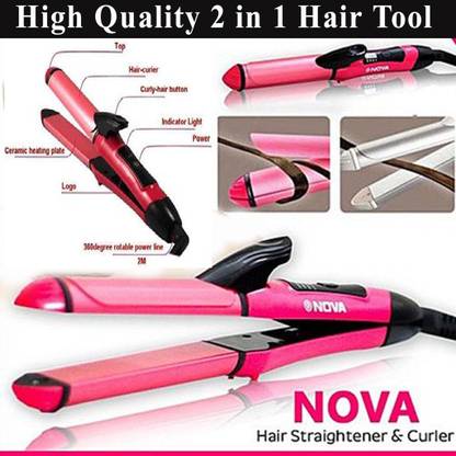 Chitransh Professional N2009 2in1 Hair Straightener&Curlerwith Ceramic Plate F129 N 2009 Professional Multipurpose 2in1 Hair Straightener&Curler C183 Hair Straightener