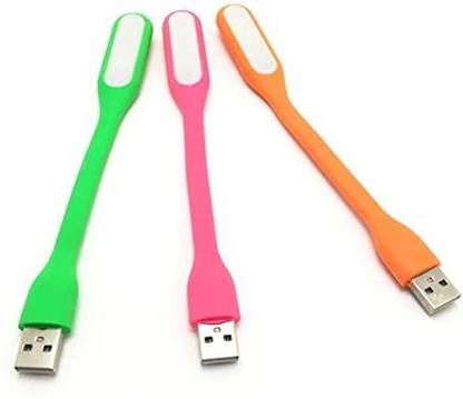 ULTRABYTES USB Light USB LED light Flexible mini LED Lamp For Power bank Computer (Pack of 3) Led Light