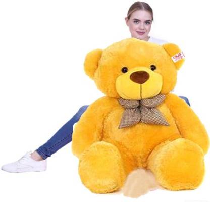 Cutepie Premium Soft Stuffed Yellow Teddy (4 Feet)  - 122 cm