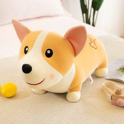 Bluebells India Stuffed Animal Corgi Plush Toy, Cute Dog Plush  - 30 cm