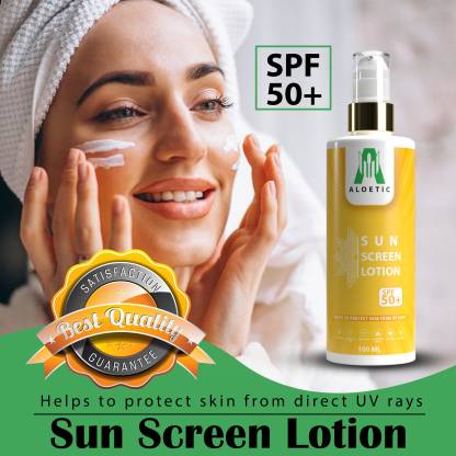 ALOETIC Sunscreen - SPF 50+ SUNSCREEN UV-Protect BODY LOTION