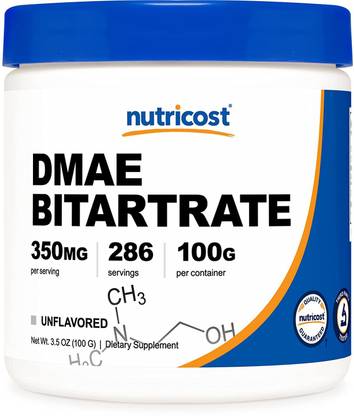 Nutricost Pure DMAE-Bitartrate Powder 100 Grams