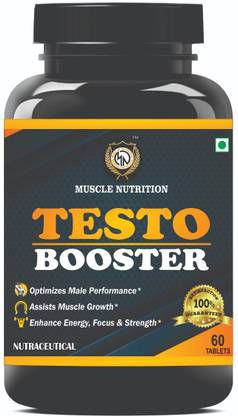 Muscle Nutrition Testo Booster For Energy, Stamina & Muscle Growth (Pack of 60 Tablets)