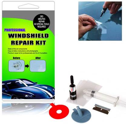 AutoGlass Windshield Repair Kit Cracked Glass Repair Kit to Fix Auto Glass WindshieldCrack Windshield Repair Kit