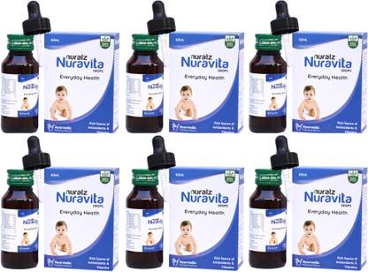 nuralz Nuravita Drops (Pack of 6 X 60 ml)360 ml
