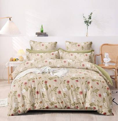 Laying Style Cotton Double King Sized Bedding Set