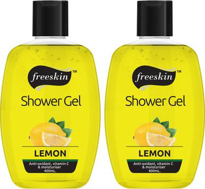 Free Skin Lemon Shower Gel for Anti-Oxdidant, 400ml each, PACK OF 2