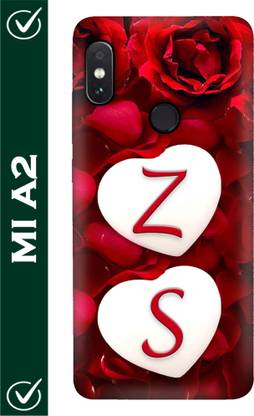 FULLYIDEA Back Cover for Mi A2, Mi A2, Letter Z, Alphabet Z, Name Z, Letter Z With S, Z Love S