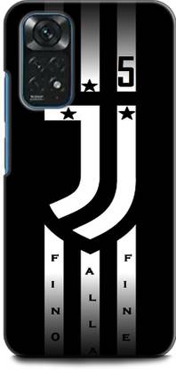 INDICRAFT Back Cover for REDMI Note 11s JUVENTUS, JERSEY, BLACK AND WHITE, SPORTS