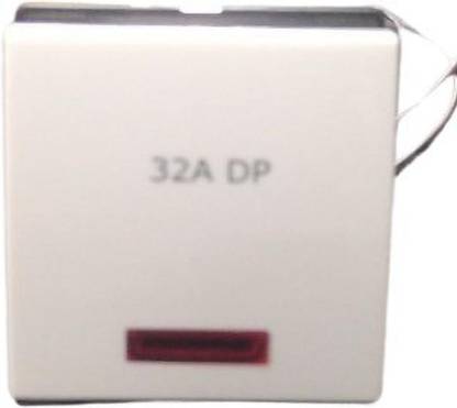 elleys' E -Square Flat DP With Indicator 32 A One Way Electrical Switch