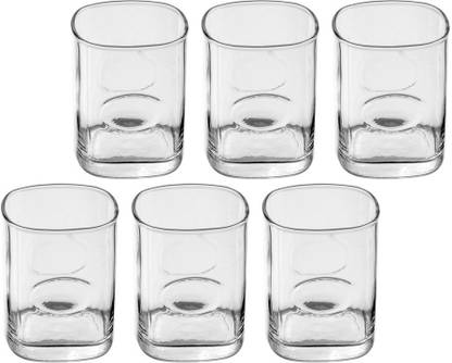 SOOGO (Pack of 6) PISA WHISKY GLASS SET OF 6 PCS 370ML
- WITH COLOR BOX Glass Set Whisky Glass