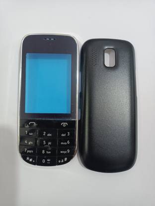 HS Enterprises NOKIA ASHA 202 BODY FROUNT & BACK BLACK NOKIA ASHA 202 BODY FROUNT & BACK BLACK Front & Back Panel
