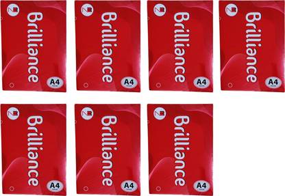Brilliance A4 GSM70 WHITE PAPER SHEETS3500 UNRULED PLAIN WHITE A4 70 gsm Copy Paper
