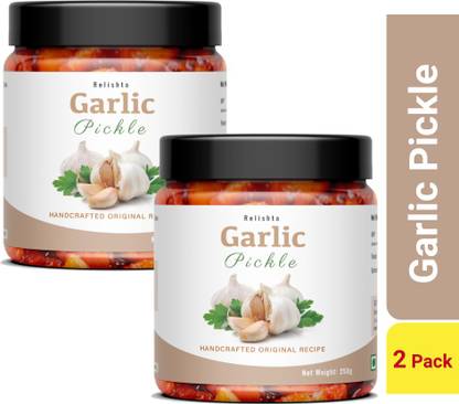 Relishta Maa Ke Hath Ka Mother Made Homemade Masalo Se Bana HomeMade Combo Garlic Pickle