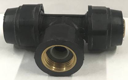 V2A Composite Female Tee 1620 x 1/2 x 1620 3-Way Tee Pipe Joint