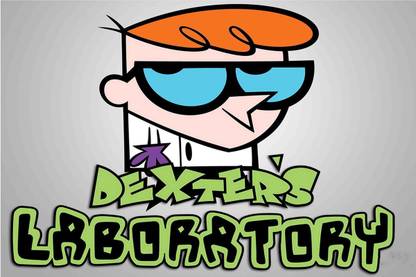 80's Cartoon Dexter's Laboratory Poster | Dexter's Memes Poster | Interior Wall Decor| Poster for School/Drawing Room/Anganwadi| High Resolution 300 GSM Poster(Multicolor) Paper Print