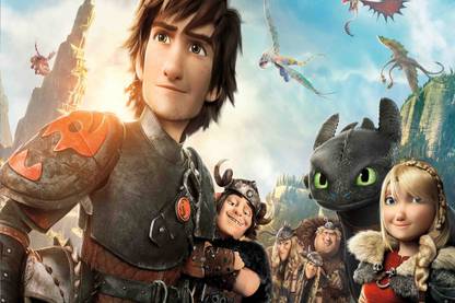 Train Your Dragon 2 Cartoon Sries Poster - Decorative wall Poster -High Resolution - 300 GSM - Glossy/Matte/Art Paper Print Paper Print