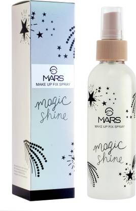 MARS Makeup Fix Spray Magic Shine (Transparent), With Lilium Skin Whitening Primer  - 150 ml