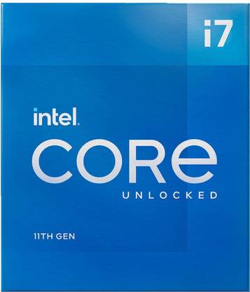 Intel Core i7-11700K 3.6 GHz Upto 5 GHz LGA 1200 Socket 8 Cores 16 Threads Desktop Processor