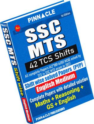 SSC MTS Shift Wise TCS 42 Sets I PYP I English Medium