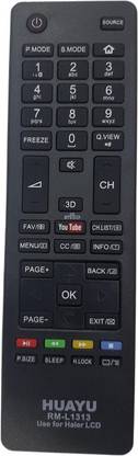 Nij TV RM-L1313 Use For LCD TV Universal Remote Control ( Chake Image With Old Remote ) HAIER Remote Controller