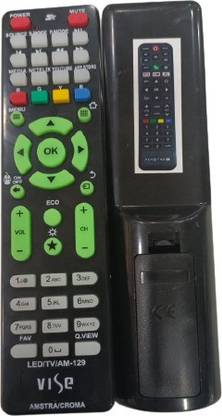 Nij AM-129 LED TV Remote Control ( Chake Image With Old Remote ) AMSTRA / CROMA Remote Controller