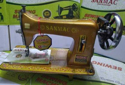 Santosh SEWING MACHINE SANMAC DELUXE SILIA MACHINE ,FOR DOMESTIC ,TAILORING Manual Sewing Machine
