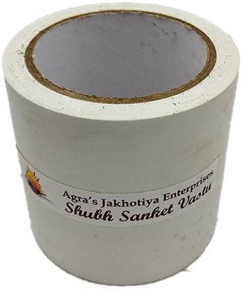 Shubh Sanket Vastu White Colour Tape (25 metres) (4 inches Width)(Vastu Remedies) Decorative Showpiece  -  20 cm