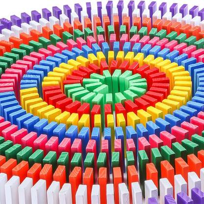 TOYHILLS 240 PCS WOODEN BLOCKS BUILDING CONSTRUCTION TOY FOR KIDS EDUCATIONAL GAME