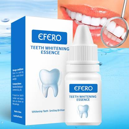 EFERO Whitening Liquid Set Cotton Swab Remove Smoke Stains Coffee Stains Dental Teeth Whitening Kit