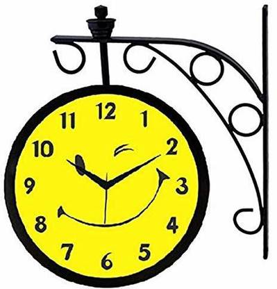 Nutts Analog 18 cm X 18 cm Wall Clock