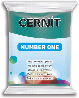 Cernit Polymer Clay - Number One Series - 56 Grams - Fir Green - COA Belgium Art Clay
