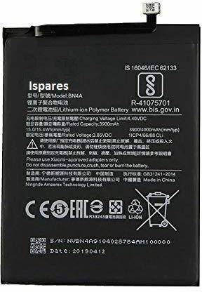 NAFS  for Xiaomi Redmi Mi Note 7 Pro BN4A  Battery