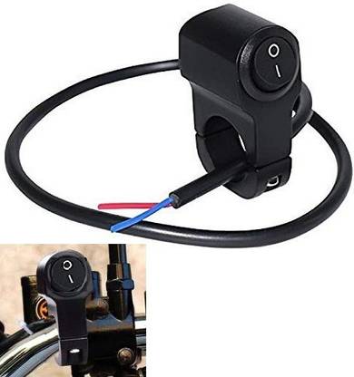 AIRSKY Universal Motorcycle/Multipurpose 1 Way Switch Push Button Handle Bar Grip For Universal For Bike Universal For Bike