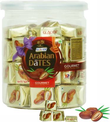 Glacier Arabian Dates Toffee / Cream Caramel Toffee Enriched with Natural Dates ( Khajoor ) Dates Toffee