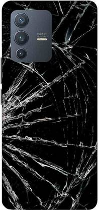 NDCOM Back Cover for Vivo V23 Pro 5G Broken Printed