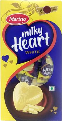 MARINO Milky Heart White Bars