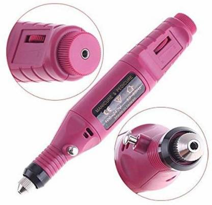 kts12 Nail Art Manicure Variable Speed Rotary Detail Carver Deep Drill bits Machine Tool Set