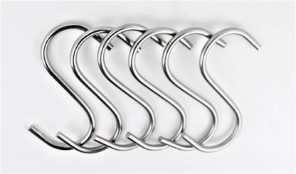 kaachbo Multi-purpose heavy-duty hook for Kitchen,Office,Bathroom, Local train pack of 6 Hook 1