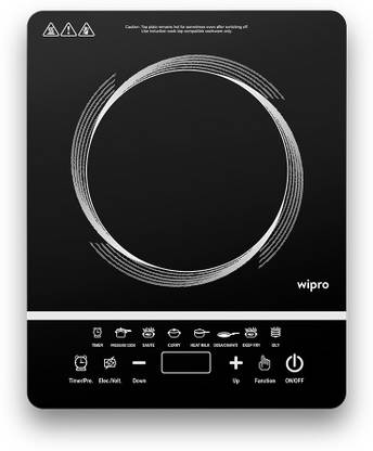 Wipro by Wipro 2000 W Induction Cooktop Touch Panel
