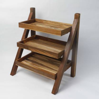 Artiqulate Containers Kitchen Rack Wood Teak Wood Multi-Purpose Rack
