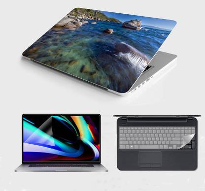 CREATER 3in1 Combo 14 Inch 3m Laptop Skin, Screen Guard, Key Protector Combo188 Combo Set