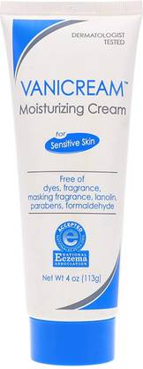 Vanicream Moisturizing Skin Cream for Sensitive Skin, 4 Oz / 113 g (Pack of 3)