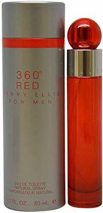 Perry Ellis 360 Red Men Eau De Toilette Spray, 1.7 Ounce, 1.7 Fl. Oz Perfume  -  118 ml