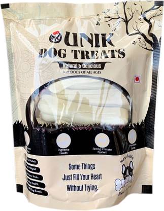 Unik Calcium Pressed Bone 500 Grams , Bone Size 3 Inch_ Mutton Dog Chew