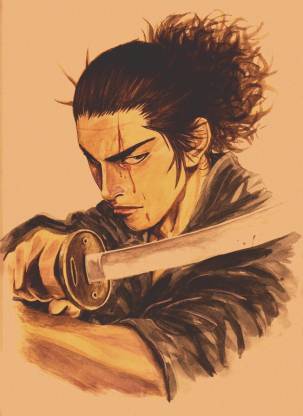 Miyamoto Musashi Vagabond Matte Finish Poster Paper Print - Animation ...