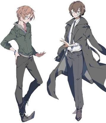 Bungou Stray Dogs Dazai Osamu Anime Series Matte Finish Poster Paper Print