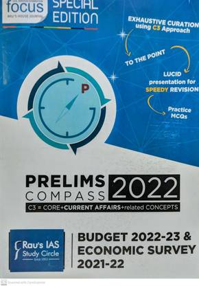 Rau Prelims Compass 2022 Budget 2022-2023 & Economic Survey 2021-22