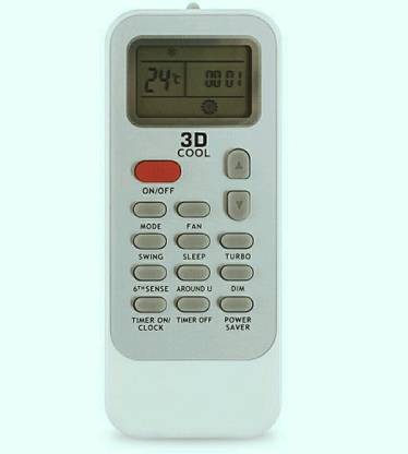 Savaliya Enterprise Air Conditioner Remote Compatible For whirlpool ac remote WHIRLPOOL Remote Controller